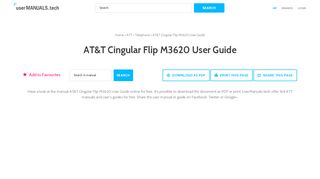 
                            7. AT&T Cingular Flip M3620 User Guide, Page: 3