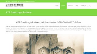 
                            9. ATT Email Login Problem Helpline Number 1-888-508-9666 ...