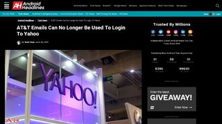 
                            9. AT&T Emails Can No Longer Be Used To Login To Yahoo ...