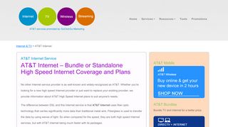 
                            6. AT&T Internet Service – Plans, Offers & Deals