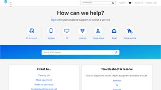 
                            4. AT&T Internet Service Support