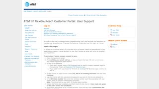 
                            2. AT&T IP Flexible Reach Customer Portal ... - wireless.att.com