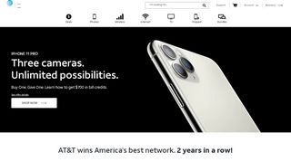 
                            6. AT&T® Official Site - Phone Plans, Internet Service, & TV - att ...