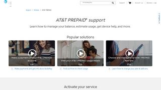 
                            11. AT&T Prepaid - Account Support