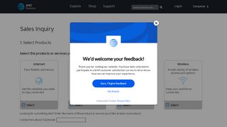 
                            9. AT&T Sales Inquiry