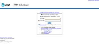 
                            3. AT&T Security Server: Login