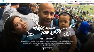 
                            8. AT&T THANKS - Benefits & Exclusive Offers for AT&T Customers