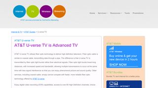 
                            8. AT&T U-verse TV