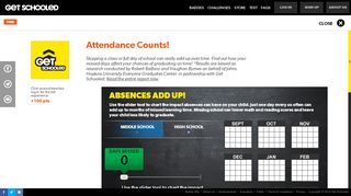 
                            8. Attendance Counts! - Get Schooled