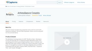 
                            4. Attendance Counts Reviews and Pricing - 2019 - Capterra