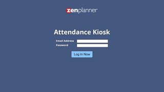 
                            8. Attendance Kiosk - Zen Planner