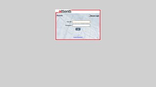 
                            7. Attenti Reports, Secure Login - reports.ptm.com