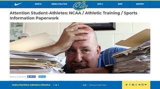 
                            5. Attention Student-Athletes: NCAA / Athletic Training / Sports ...