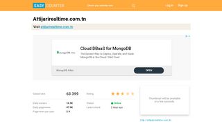 
                            1. Attijarirealtime.com.tn: Attijari Real Time - Easy Counter