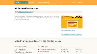 
                            9. Attijarirealtime.com.tn server and hosting history