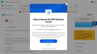 
                            8. att.net log in - AT&T Community