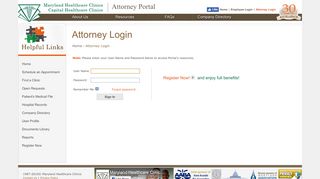 
                            8. Attorney Portal | Maryland Healthcare Clinics | Capital Healthcare Clinics