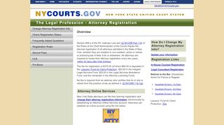 
                            7. Attorney Registration - Overview | NYCOURTS.GOV - New York State ...