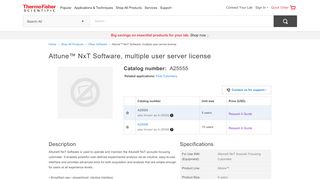 
                            6. Attune NxT Software, multiple user server license - Thermo ...