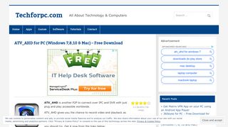 
                            1. ATV_AHD for PC (Windows 7,8,10 & Mac) - Free Download ...