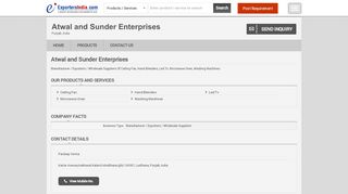 
                            6. Atwal and Sunder Enterprises - Manufacturer of Ceiling …