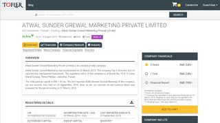 
                            8. Atwal Sunder Grewal Marketing Private Limited - Financial …