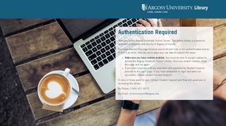 
                            6. AU Online Library: Authentication Required