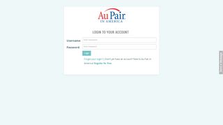 
                            10. Au Pair in America - Login