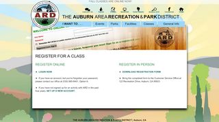 
                            9. Auburn Rec > Register for a Class