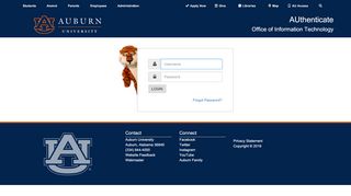 
                            3. Auburn University - Login - AUthenticate