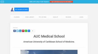 
                            7. AUC Medical School - Everything you need to know in 2018