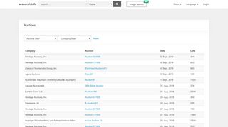
                            4. Auctions - acsearch.info - Auction research