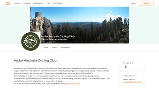 
                            5. Audax Australia Cycling Club - The long distance cycling club