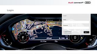 
                            2. Audi connect: Login