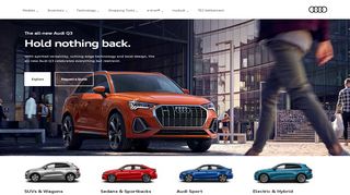 
                            10. Audi | Luxury sedans, SUVs, convertibles, electric vehicles …