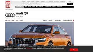 
                            8. Audi Q8 - autobild.de