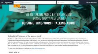 
                            8. Audible | Amazon.jobs