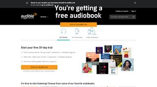 
                            2. Audible - Hörbücher Download | 30 Tage gratis ausprobieren