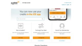 
                            5. Audible - US Help Center