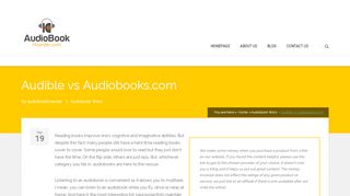 
                            3. Audible vs Audiobooks.com - Audiobook Hoarder