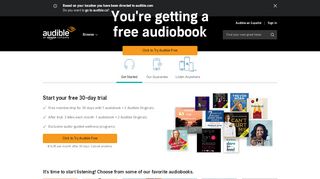 
                            1. audible.ca - Audiobooks & Original Audio | Get your …