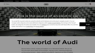 
                            11. Audi.com – the international Audi website | audi.com