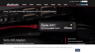 
                            4. Audinate - Dante Audio Networking, AV's Leading Technology