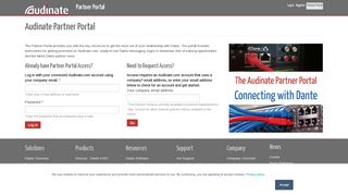 
                            1. Audinate Partner Portal | Audinate