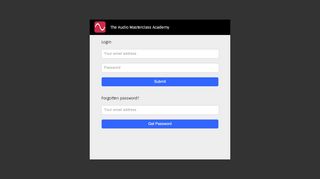 
                            2. Audio Masterclass Student Login