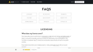 
                            4. Audio Network FAQs