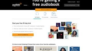 
                            9. Audiobooks & Original Audio Shows - Get More from Audible