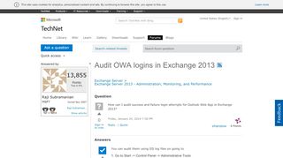 
                            1. Audit OWA logins in Exchange 2013 - Microsoft