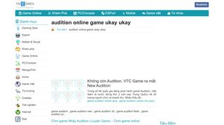 
                            8. audition online game ukay ukay - taigames.com