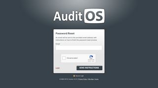 
                            6. AuditOS » Login » Reset